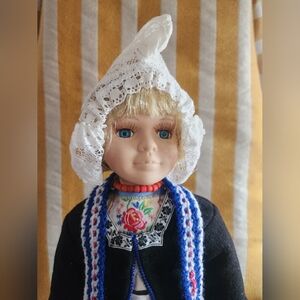 Vintage Porcelain Holland Doll